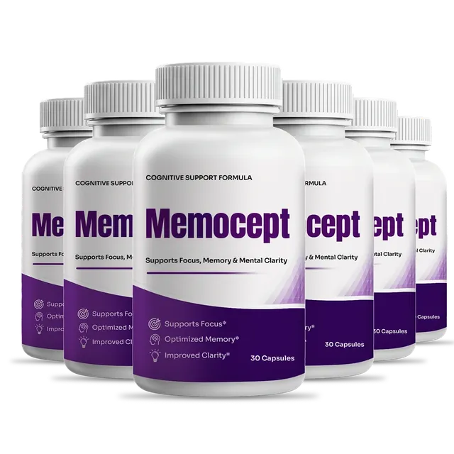6 bottles of Memocept capsules, 30 capsules each